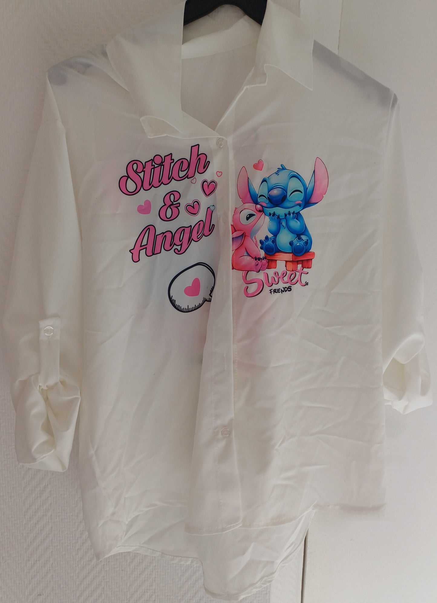 Chemise Angel et Stitch